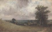 John Constable West End Fields,Hampstead,noon oil painting artist
